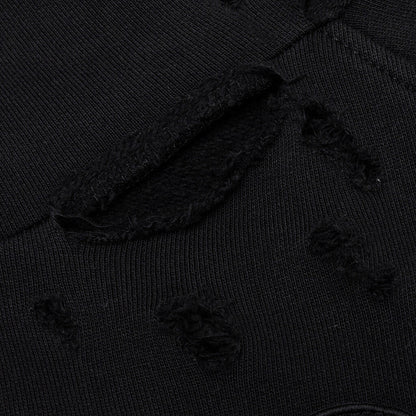 Raf Simons x Smiley Smiley Print 50th Anniversary Hoodie - Black
