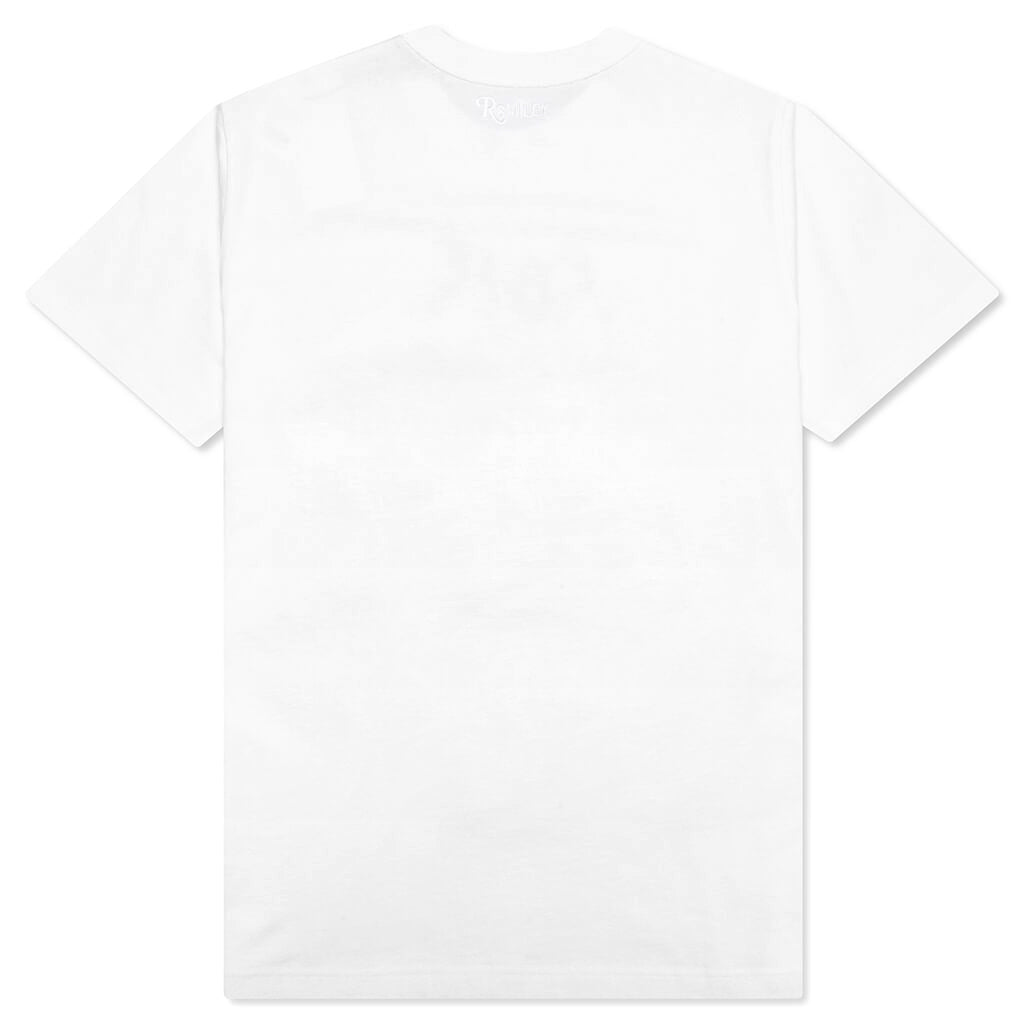 Raf Simons x Smiley Student Drawing Print Big Fit T-Shirt - White