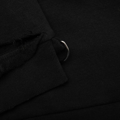 Washed Fit Hoodie - Black