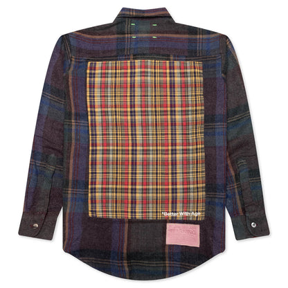 Re-Tartan Flannel Shirt - Multi