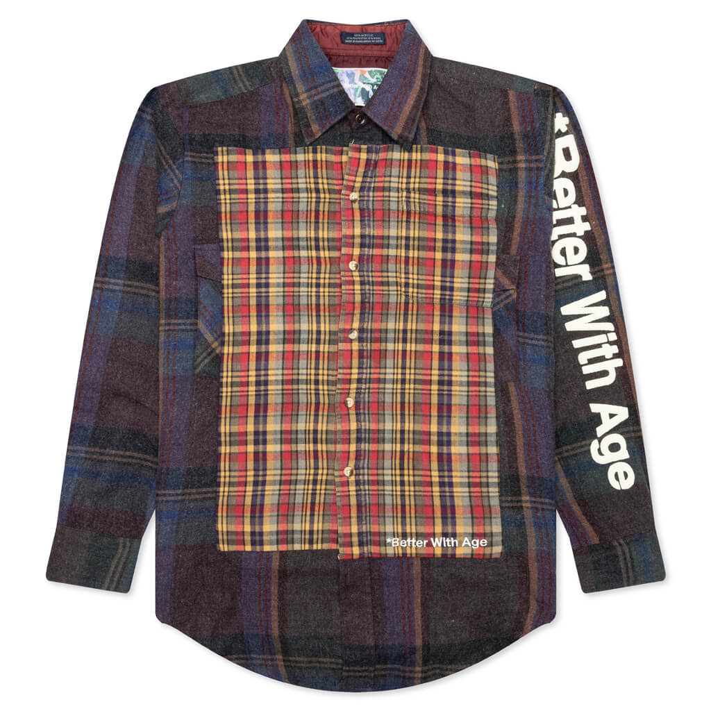 Re-Tartan Flannel Shirt - Multi