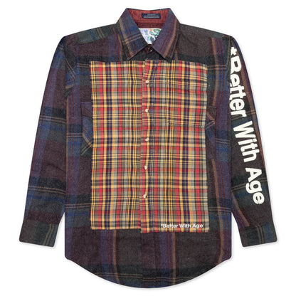 Re-Tartan Flannel Shirt - Multi