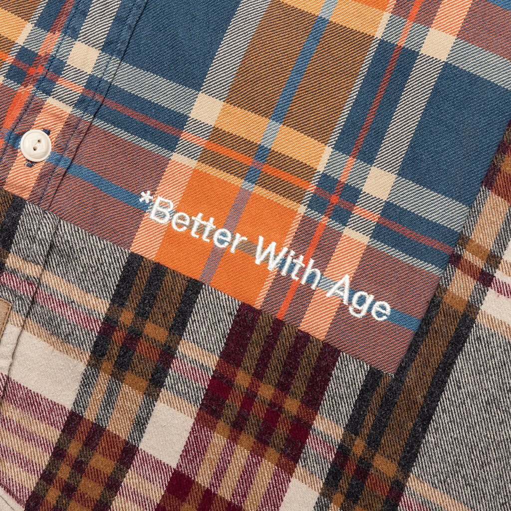 Re-Tartan Flannel Shirt - Multi