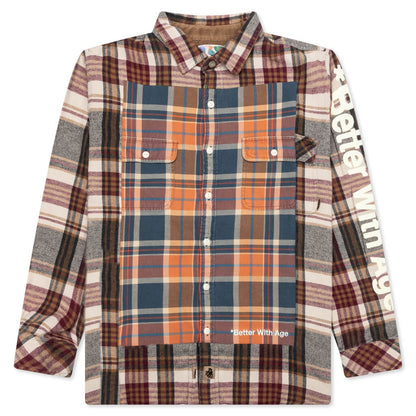 Re-Tartan Flannel Shirt - Multi