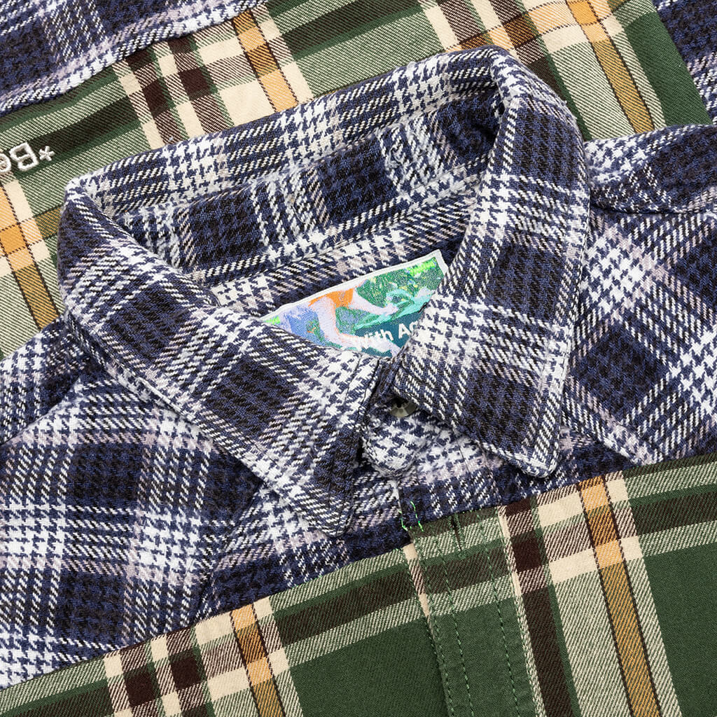 Re-Tartan Flannel Shirt - Multi