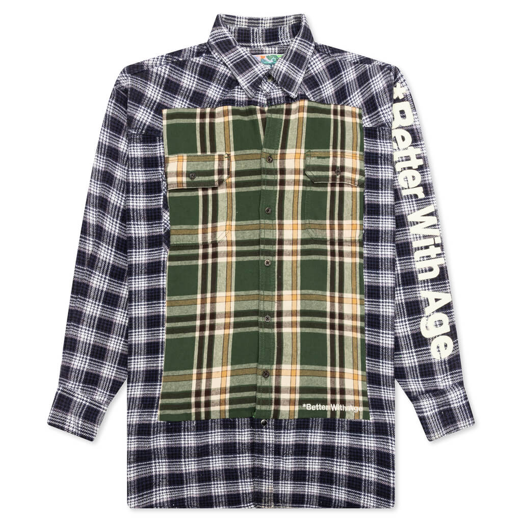 Re-Tartan Flannel Shirt - Multi
