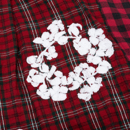 Readymade x Denim Tears Check L/S Shirt - Red
