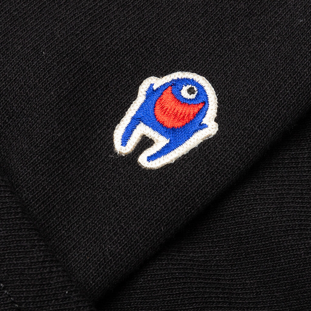 Collapsed Face Hoodie - Black