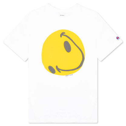 Collapsed Face Tee - White