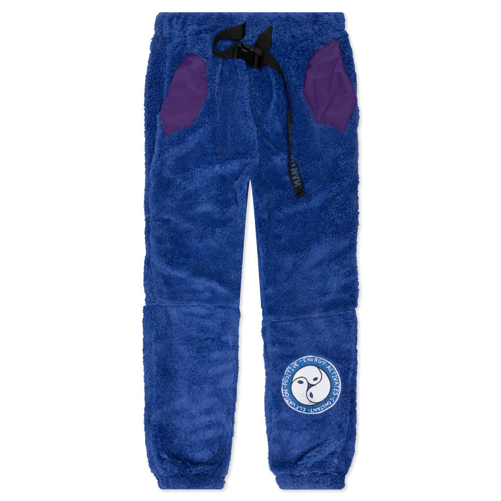 Out of Mind Boa Pant - Blue