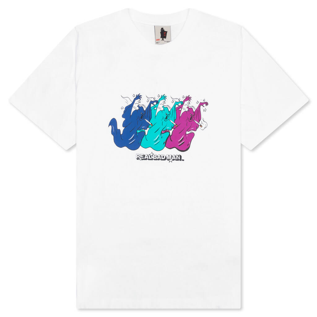 Smokin Ghost S/S Tee - White