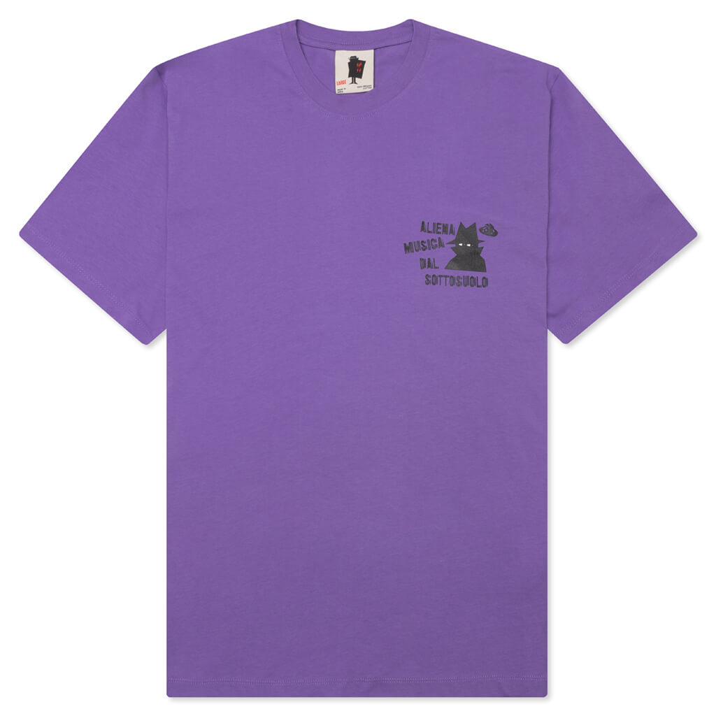 Space Bass S/S Tee - Dusty Purple