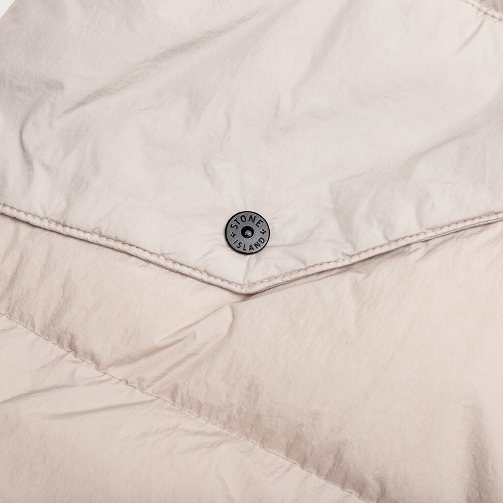 Real Feather Jacket - Plaster