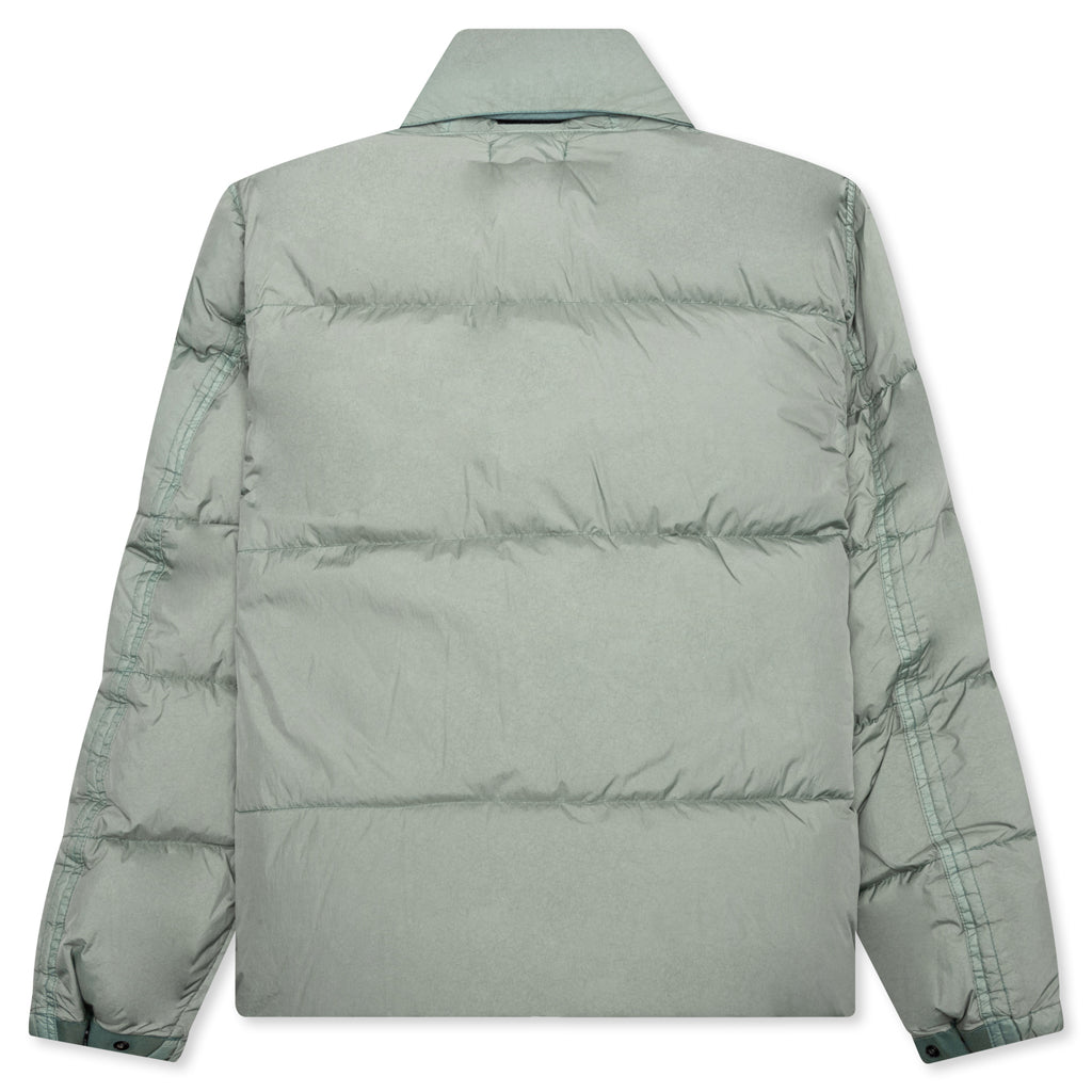 Real Feather Jacket - Sage