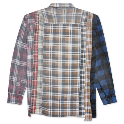 Rebuild by Flannel Shirt 7 Cuts Shirt / Reflection - Rural Brown