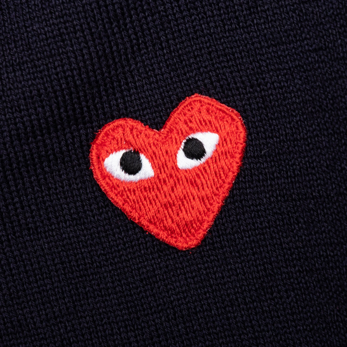 Red Emblem S/S Polo Neck - Navy