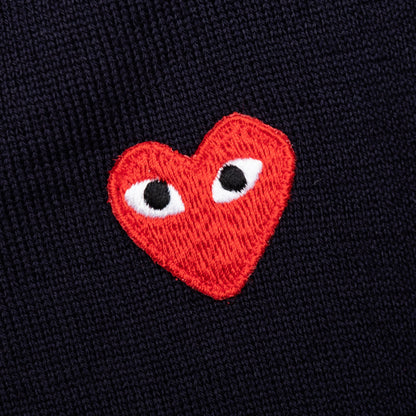 Red Emblem S/S Polo Neck - Navy