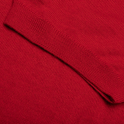 Red Emblem S/S Polo Neck - Red