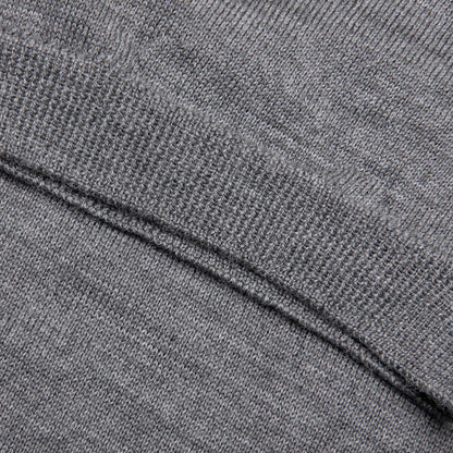 Red Emblem S/S V Neck Cardigan - Grey