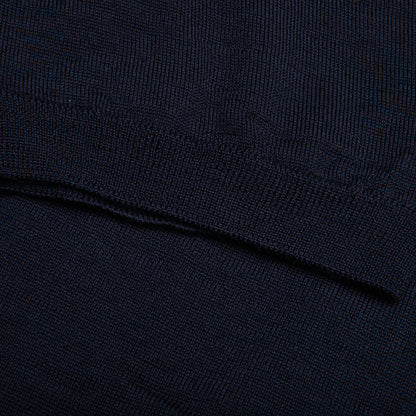 Red Emblem S/S V Neck Cardigan - Navy