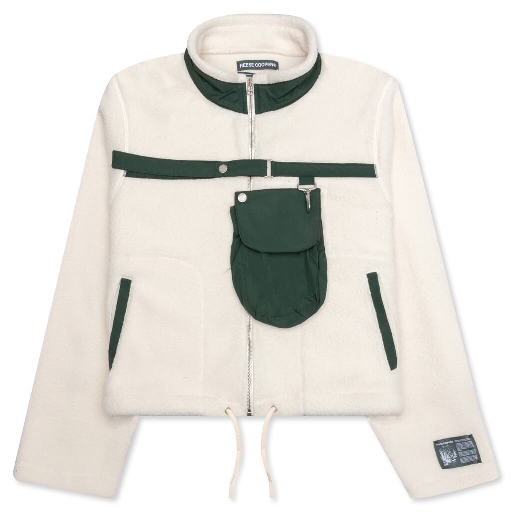 Cropped Sherpa Fleece - Cream