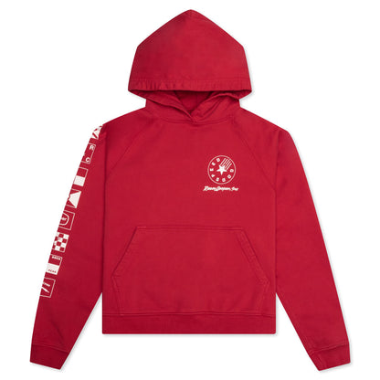 Flags Hoodie - Red