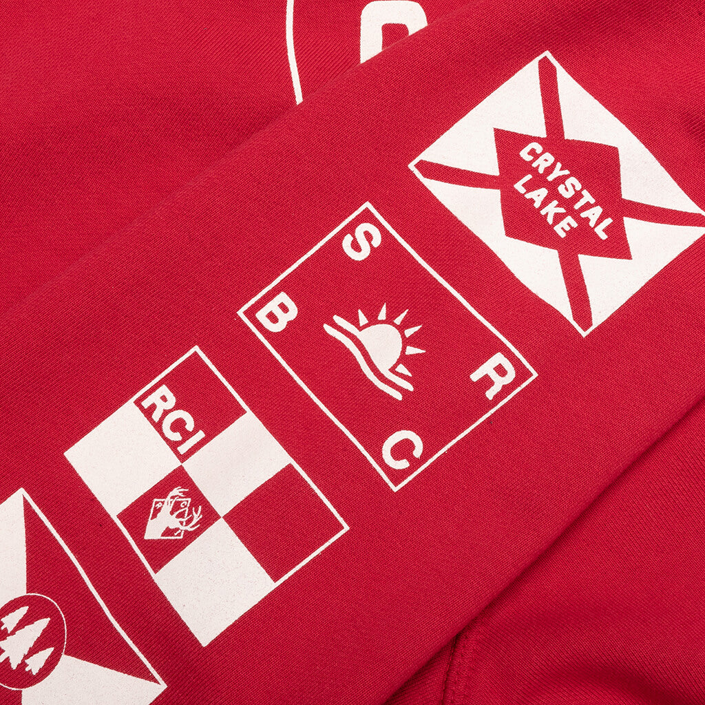 Flags Hoodie - Red