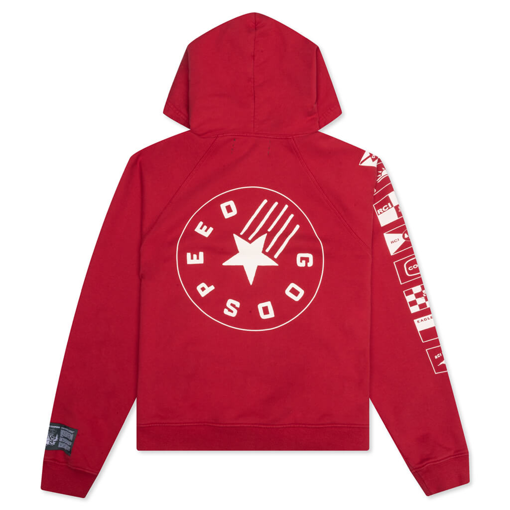 Flags Hoodie - Red