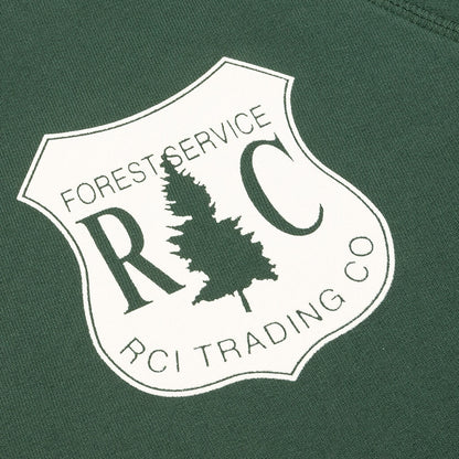 Forest Collegiate Hooded Sweatshirt - Forest Green