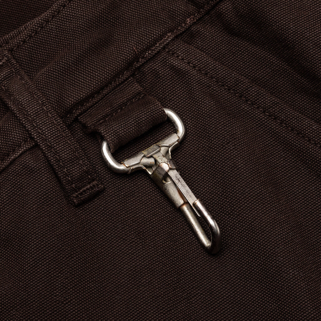 Organic Dye Cargo Trouser - Brown