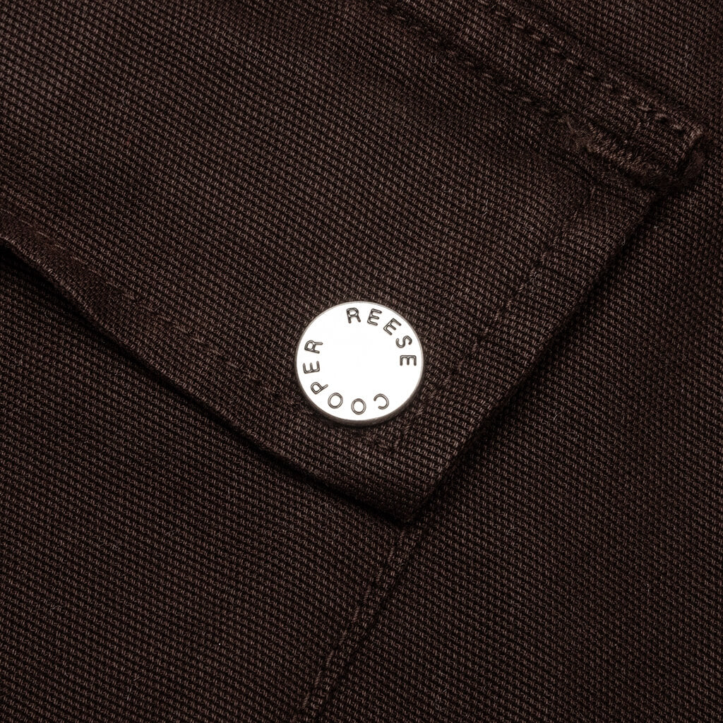 Organic Dye Cargo Trouser - Brown