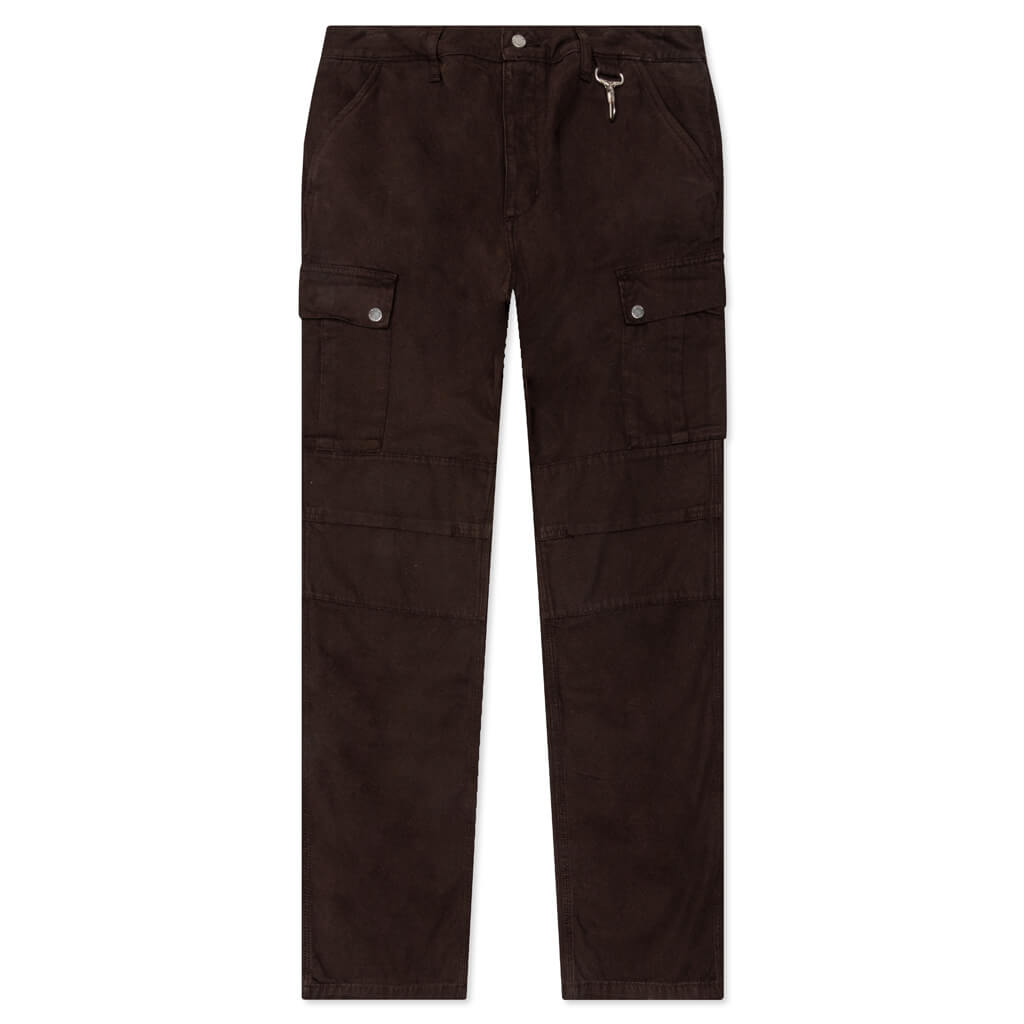 Organic Dye Cargo Trouser - Brown