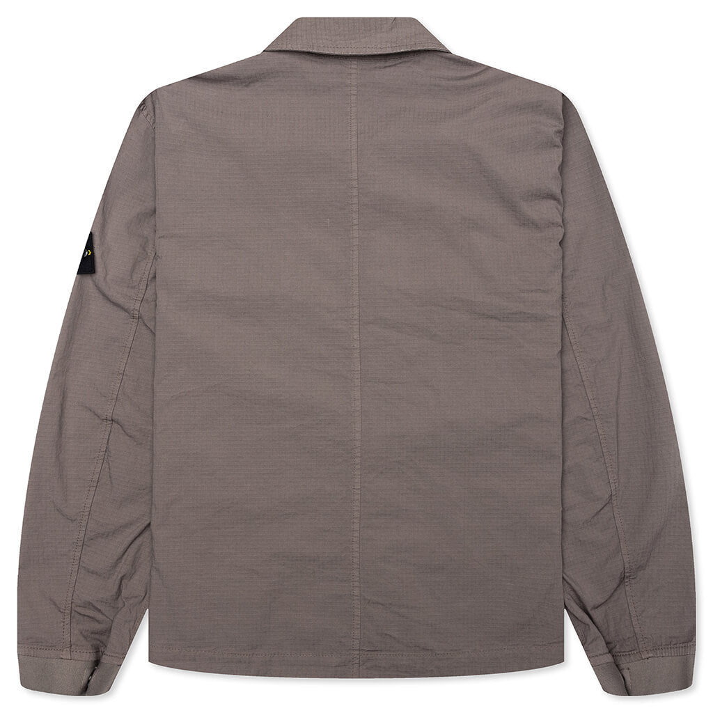 Regular Fit Overshirt - Dove Grey