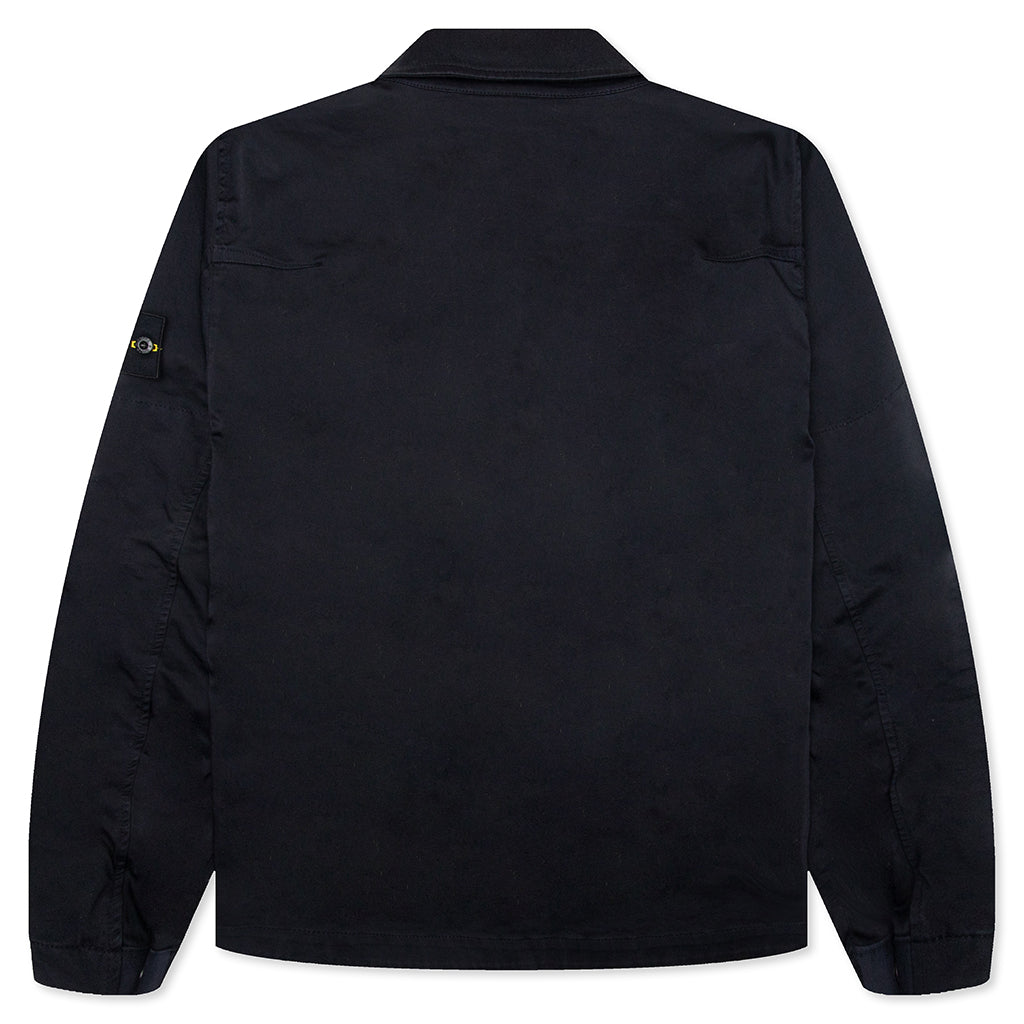 Regular Fit Overshirt - Navy Blue
