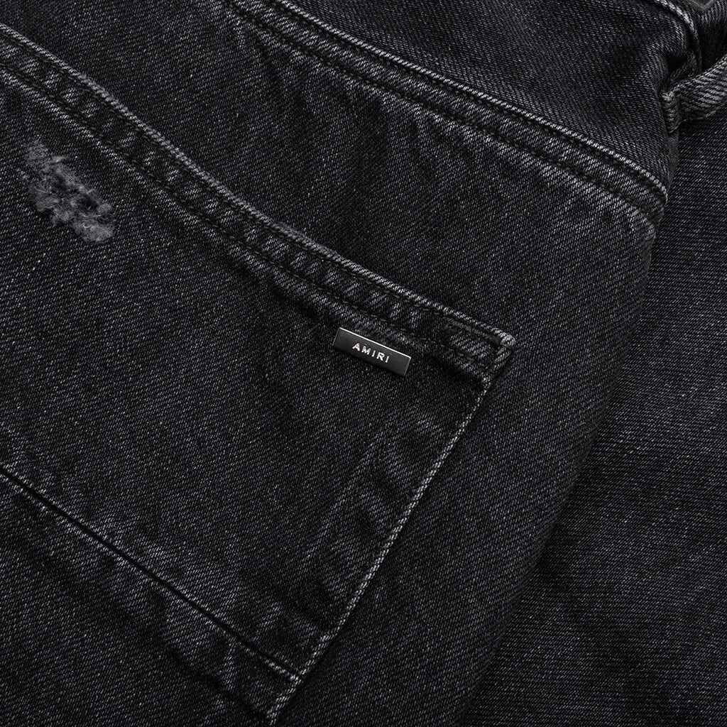 Released Hem Straight Jean - Vintage Black