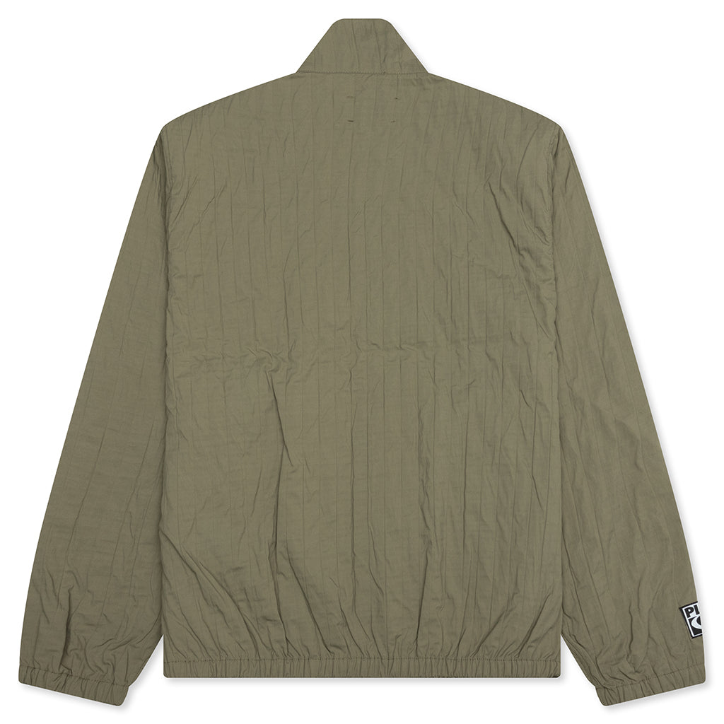 Rescue Pleated Track Jacket - Olive
