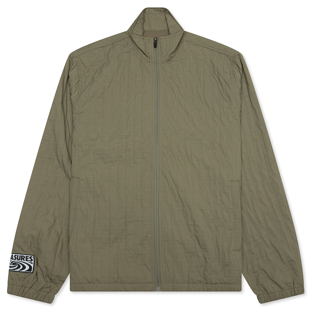 Rescue Pleated Track Jacket - Olive