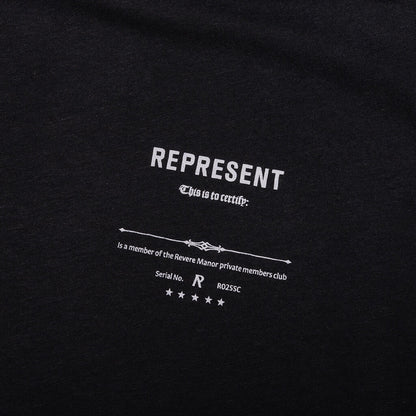 Revere Manor T-Shirt - Stained Black