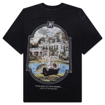 Revere Manor T-Shirt - Stained Black