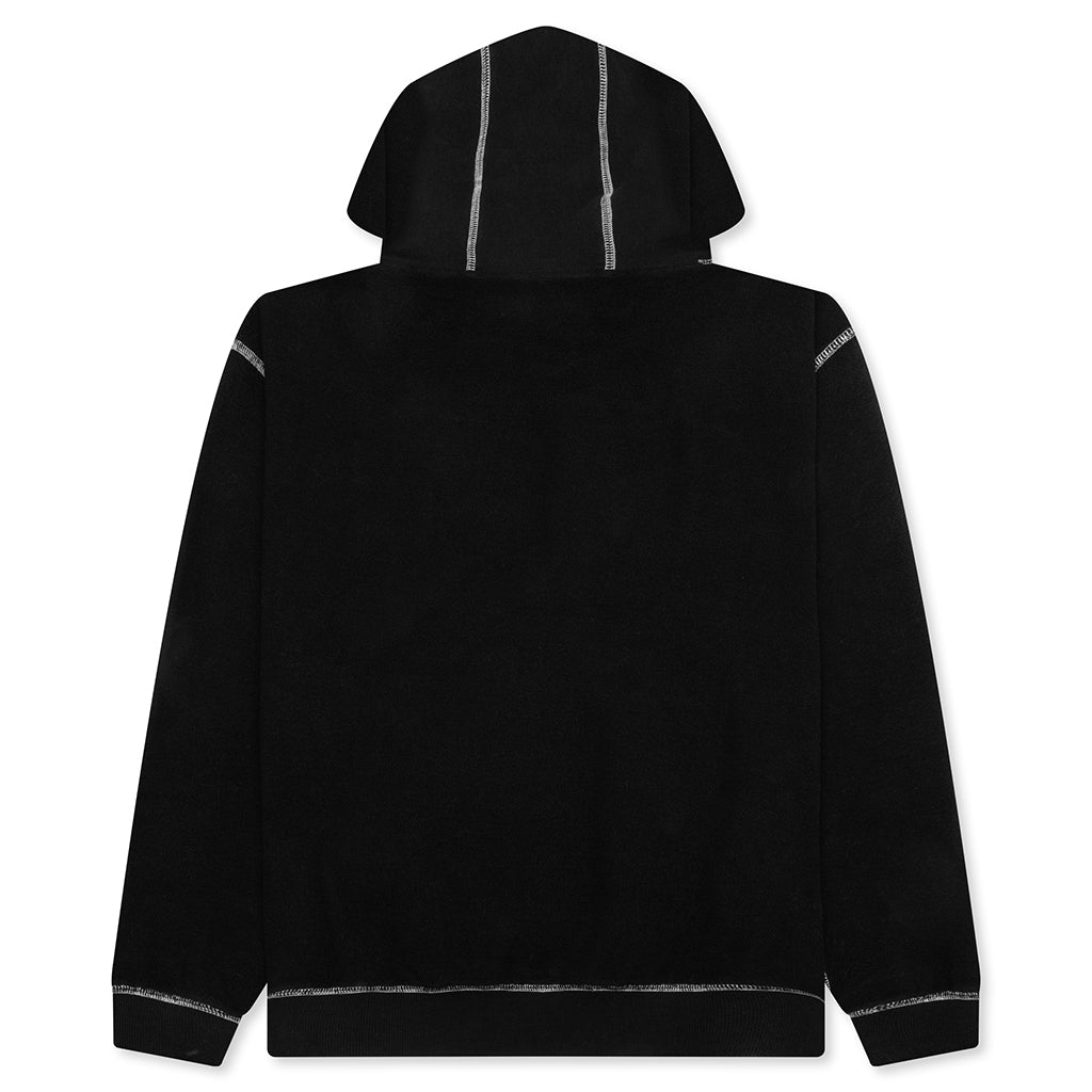 Reverse Arc Hoodie - Washed Black