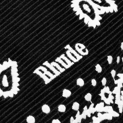 Bandana Bomber Jacket - Black/White