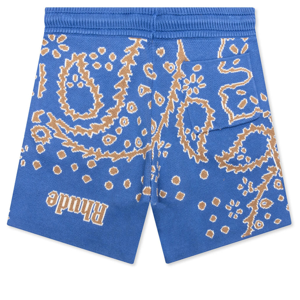 Bandana Knit Short - Light Blue