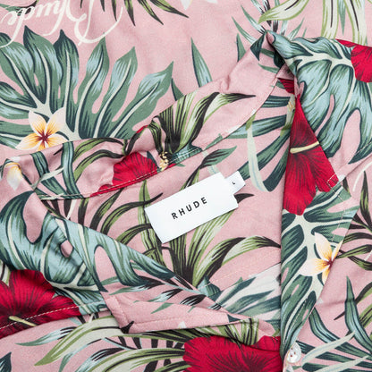 Hawaiian Logo Rayon Shirt - Mauve/Multi