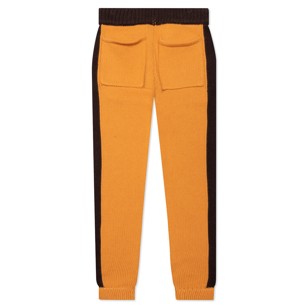 Knit Track Pant - Yellow/Black