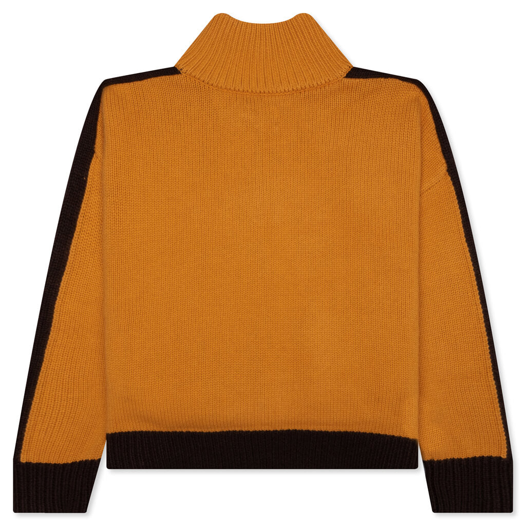 Knit Track Jacket - Yellow/Black
