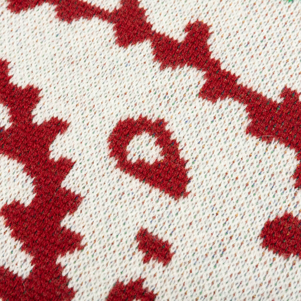 Multi Color Bandana Crew - Creme/Multi