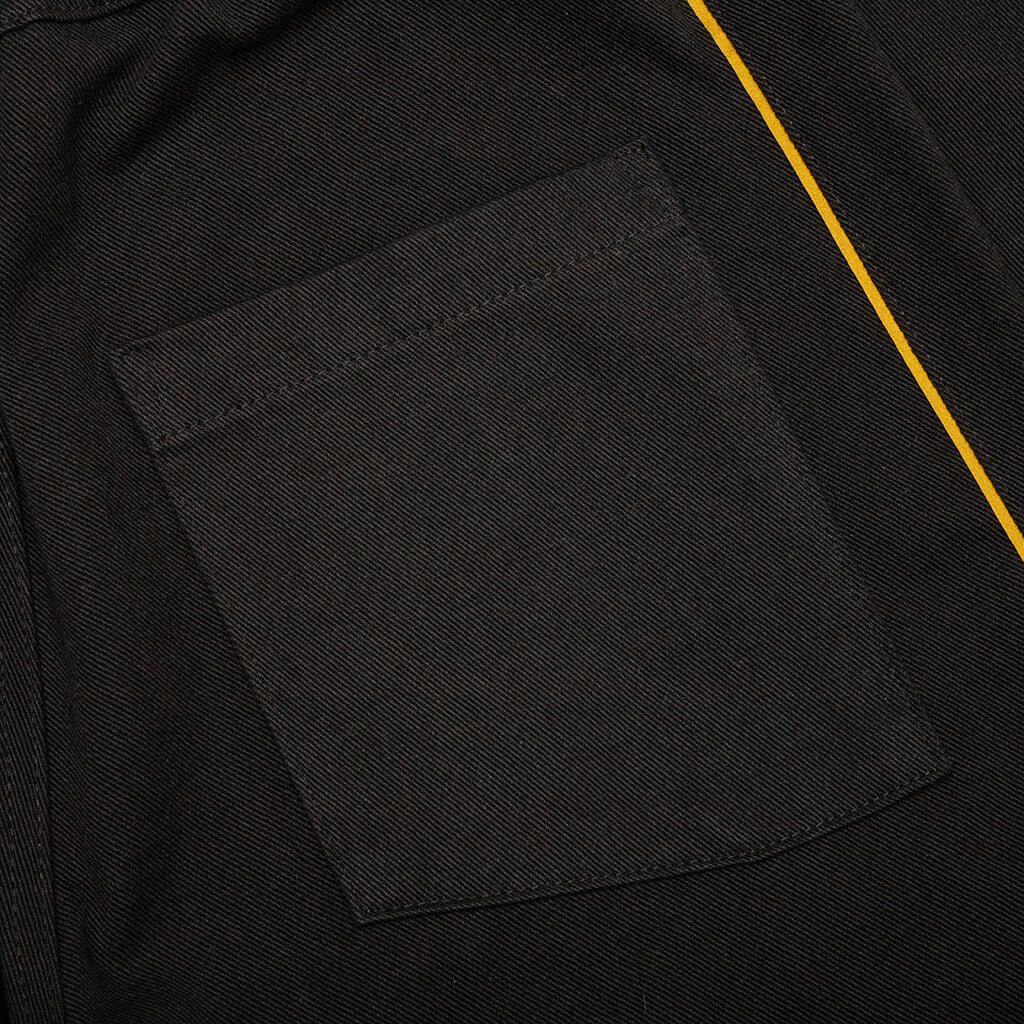 Piped Twill Pant - Black