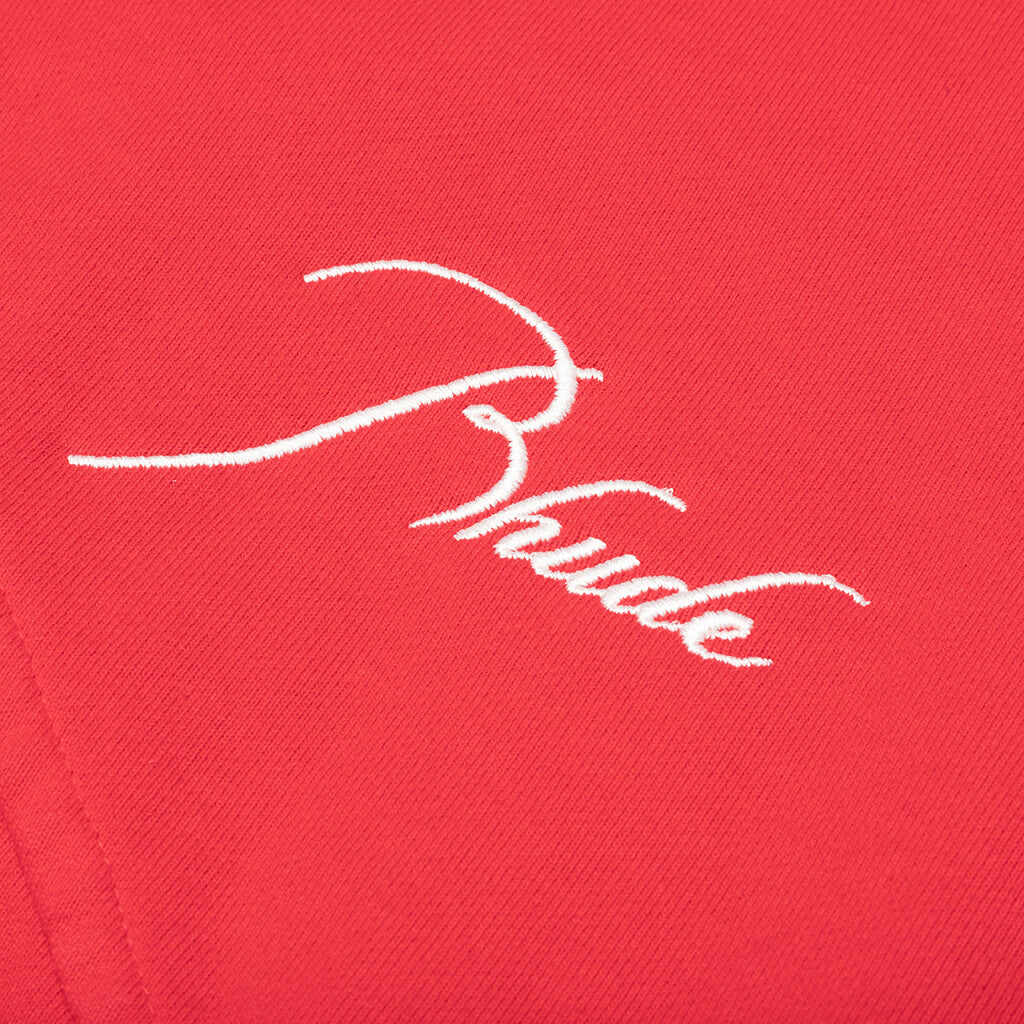 Quarter Zip - Cherry Red
