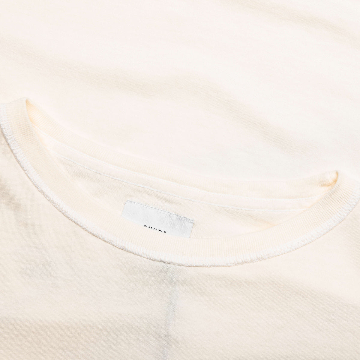 Reverse L/S Tee - Vintage White