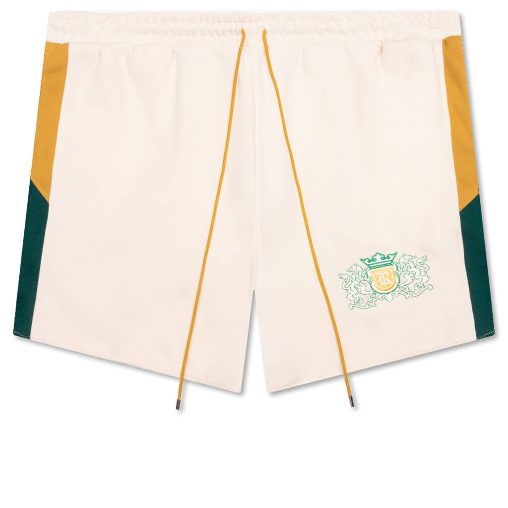 Tan Whinston Crest Short - Creme/Multi